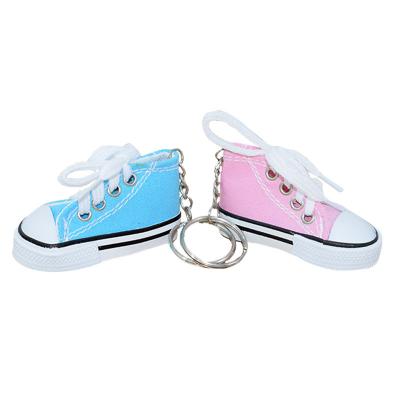 China Promotions Promotion 3D Silicone Shoes Mini Canvas Sneaker Key Chains Shoes Key Chains for sale