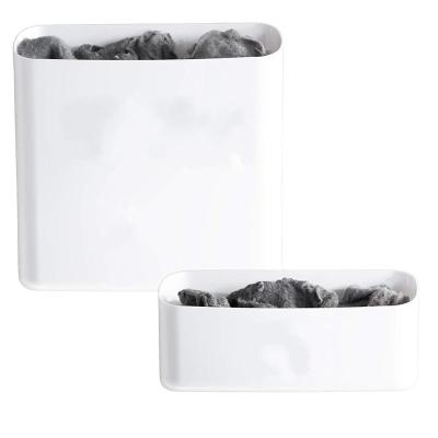 China Sustainable Magnetic Plastic Fiber Rack Fiber Bin Magnetic Storage Bin Container for sale