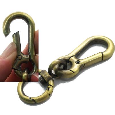 China Retail Industry Stainless Steel Oval Around Ring Carabiner Dog Interlocking Quality Spring Snap Hook With Snap O Ring for sale