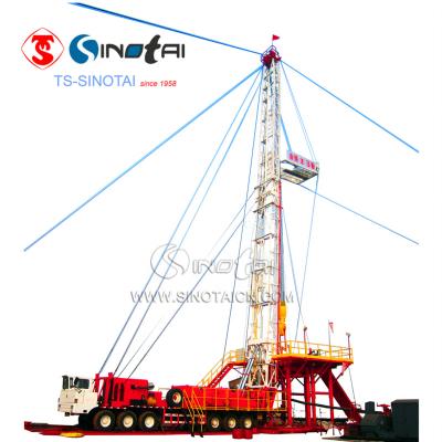 China energy & API Oil And Gas 150t XJ750 ZJ30 Self Propelled Oil Drilling Rig /workover Rig for sale