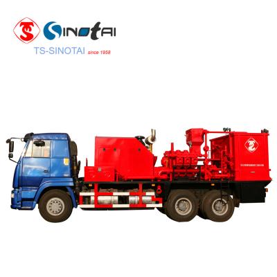 China TS-SINOTAI API Oil Standard Service Cementing Truck For Oil Well 4In for sale