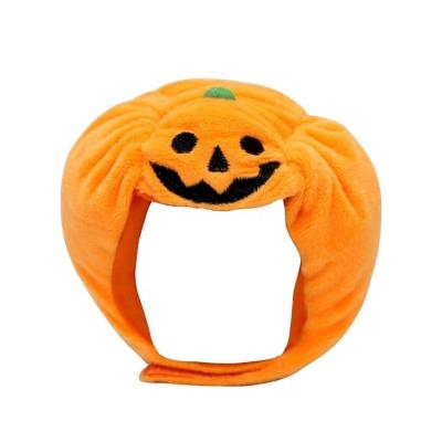 China Custom Stocked Halloween Dog For Dogs Pumpkin Hat Pet Accessories For Winter Funny Cat Hat Small Pet Hat for sale