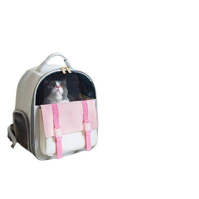 China Viable Outdoor Foldable Portable Backpack Cat Backpack Durable Breathable Pet Carrier for sale