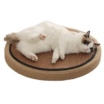 China Travel Around Cooling Mat For Pet Rattan Washable Pet Cooling Mat For Summer Pet Bed for sale