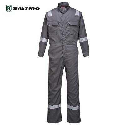 China High Tech Anti-Static Industrial Flame Retardant Coverall With Reflective Tape for sale