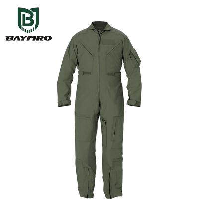 China Anti-heat Anti-fire Nomex 150gsm Made Flame Retardant Flight Suit Pilot Flying Coverall for sale