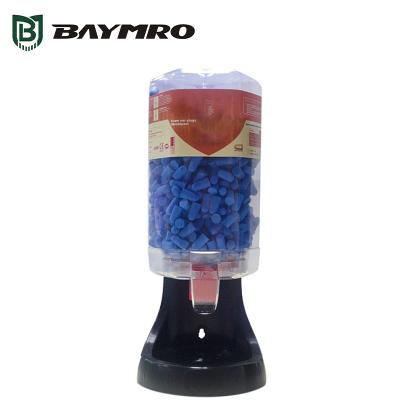 China New Safety Design Earplug Dispensers and Refills Silicone Attached Earplugs for sale