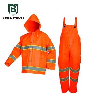 China 100% Waterproof Reflective Raincoat Buttons Custom Transparent Waterproof PVC Rainwear Rainwear for sale