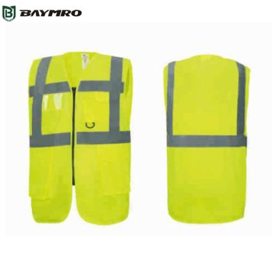 China LED Construction INSTANT Surveyor Vest Security Safety Invest High Visibility Reflective Vest Jacket for sale