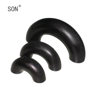 China Carbon Steel Pipe Fitting 180 Degree Elbow Butt Welded Pipe Fittings Equal for sale