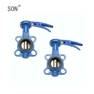 China DN1400 General Double Flanged Butterfly Cast Iron Gate Flanged Valve Factory Supply for sale