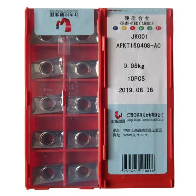 China JXTC APKT APKT160408-AC JK001 Tool Internal Rotation Milling Cutter Inserts CNC Cutting Tools for sale