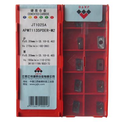 China JXTC APMT JT1225 APMT1135PDER-M2 JT1025A Internal Rotation Milling Cutter Inserts CNC Cutting Tools for sale