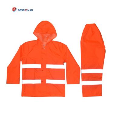 China Wholesale High Quality Raincoat Men's Safety Windproof Raincoat Reflective Force Bachelor Waterproof Clothing Hi for sale