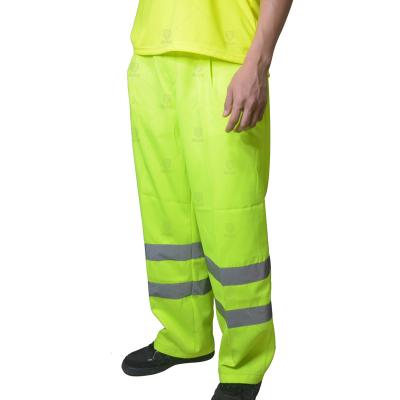 China Water Proof Safety Tape Work Trousers Men Construction Safety Reflective Work Trousers With Pockets And Hi Strength Reflective Tape for sale