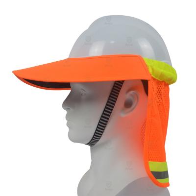 China Wholesale Customized Mesh Safety Helmet Sun Shade Durable Breathable Shield Strength Reflective Shade For Hard Hat for sale