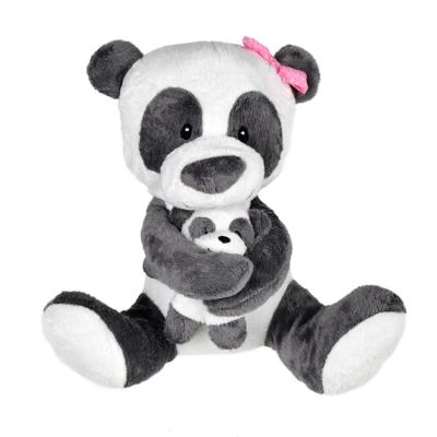 China Hot Funny Soft Animals Panda Stuffed Plush Toy From Spandex Stretch Fabric Sale Factory Wholesale Price for sale