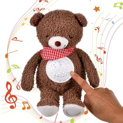 China Good Music Attracts Toddlers Can Walk With Hot Sales Music Plush Toddler Music Light Toy Bear Baby Fashionable Funny Soft Stuffed Animal Stuffed Animal Stuff For Kids for sale