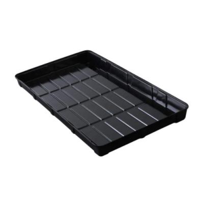 China Planting Custom Plastic Garden Hydroponics Seedling Plant Rolling Trays With Lid Logo Custom Trays Hydroponics Trays for sale