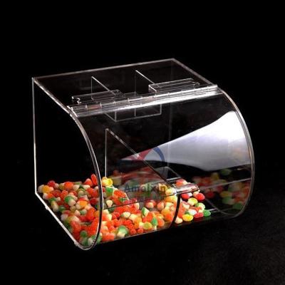 China OEM Eco - Friendly Acrylic Candy Dispenser Acrylic Food Dispenser for sale