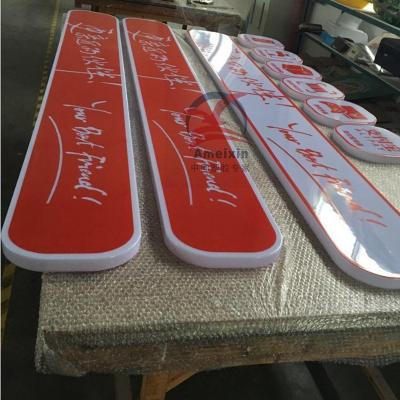 China Good Quality Electronic Plastic Factory Appliance Sign Factory Custom Plastic Banner Advertising Stand for sale