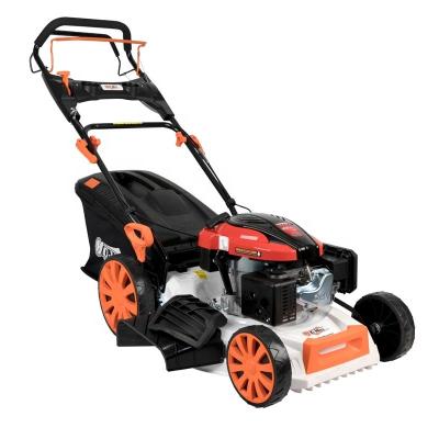 China Hotels 20inch Professional Petrol Lawn Mower 196cc Self-propelled Gasoline Lawn Mower M51SH-LC196 for sale