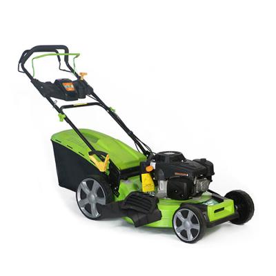 China 4-Stroke Garden Tools Lawnmower Petrol 224cc Gasoline Self-Propelled Lawn Mower M56SH-LC224 for sale