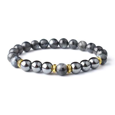 China TRENDY Friendship Bracelet Buddha Yoga Jewelry For Men Women Tiger Eye Energy Stone Hematite Beaded Bracelet for sale