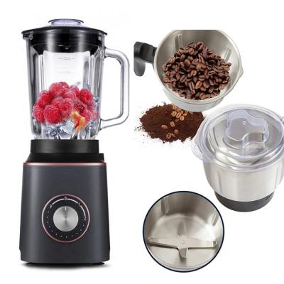 China Ice Crushing Blenderjet Industries Electric Commercial Blender Heavy Duty 2 Glass Blend Jug 4 in 1 Blender Juicer Crusher and Juicer for sale