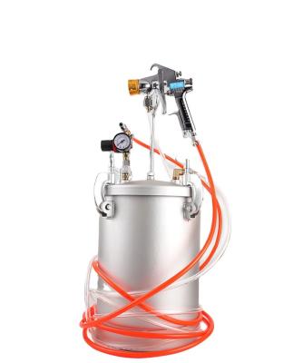 China Paint Spray Gun 15L Paint Pressure Pot With Anti Corrosion Barrel And Air Regulator Valve for sale