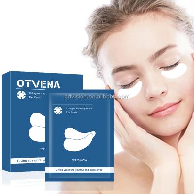 China Custom Anti-Puffiness Logo Collagen Under Eye Mask Gel Anti Aging Under Eye Pads Hydrogel Sheet Mask for sale