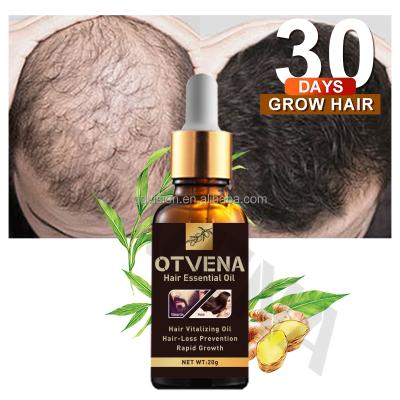 China Anti Hair Loss Customize 30ml Pink Tube OTVENA 100% Natural Anti Frizzy Hair Growth Serum For Women for sale