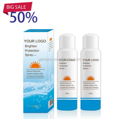 China Natural Sunscreen Skin Care SPF 50 Waterproof Sunscreen Spray Best Suited For Beach for sale