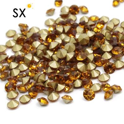 China Pointback Multi Color Pointback Rhinestone Multi Size Rhinestone Glass Crystal for sale