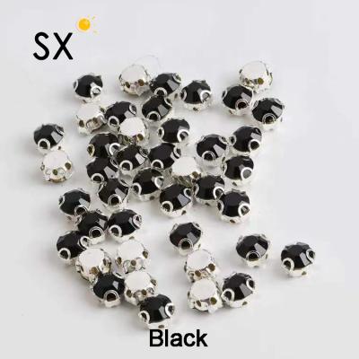 China Wholesale Claw Multi Color Crystal 3D Rhinestone Flatback Rhinestone Glass Seam Rhinestone for sale