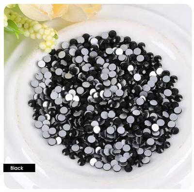 China Bulk Wholesale Crystal Rhinestone Round Crystal Ab Flatback Non Hotfix Rhinestone Glass Flat Back for sale