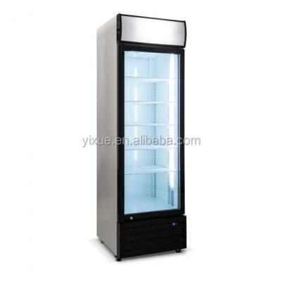 China Single-temperature upright single door glass refrigerator for beverage /cold drink display fridge with CE ETL certificate for sale