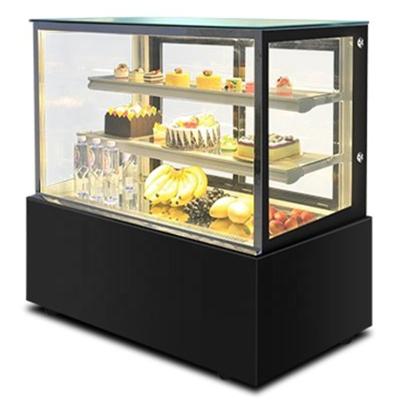 China Commercial Single-Temperature Porcelain Cake Display Refrigerator Showcase For Bakery Shop for sale