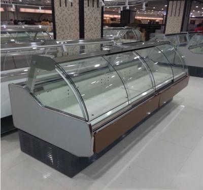 China High quality ! ! fan cooling chiller seafood display food display freezer 2120*1300*1480mm for sale