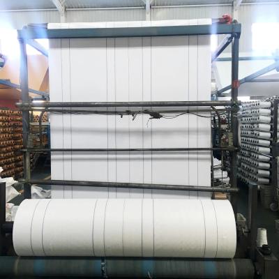 China 1 Ton Polypropylene Pp Woven Fabric Sack Fibc Jumbo Bag Roll Tubular Fabric In Roll For Making Big Bulk Bag for sale