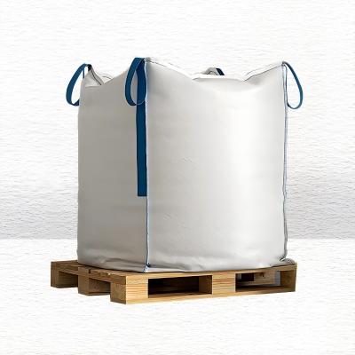 China Customized Virgin Polypropylene FIBC Bulk Ton Bag PP Woven Big Jumbo Sacks 1000kg for sale