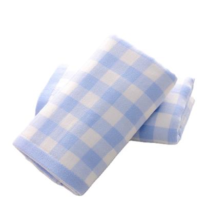 China Double Layer Cotton Sets Child Safe Pure Towel New Small Non-twisted Soft Absorbent Towel Wash Cloth Towel for sale