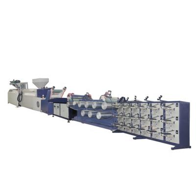 China Plastic film maker pp extrusion machine raffia story extruder yarn fiber making machine for sale