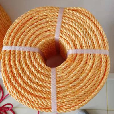 China High Tensile Cultivating PP Rope 4mm-40mm 3 Strands / 4 Strands Twisted Rope Chinese Factory for sale