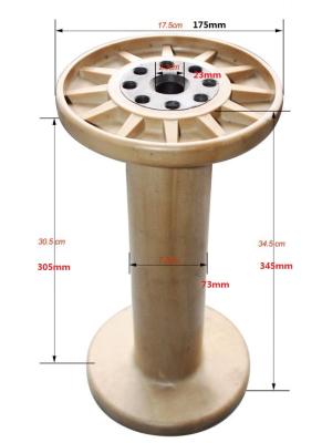 China Plastic Spool of Ring Twister Nylon Bobbin for Winding and Gathering Thread for sale