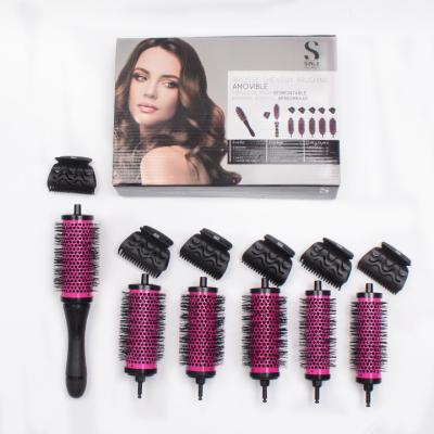 China Wholesale Professional Round Detangling Hair Brush Hair Salon Rolling Comb for sale