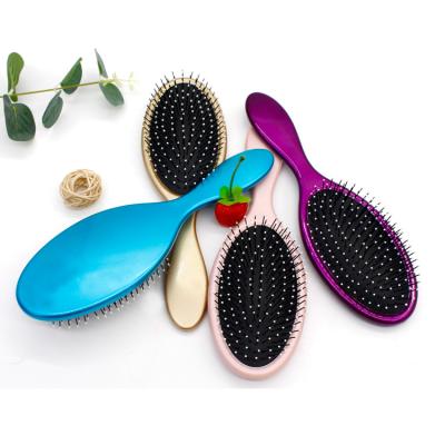 China Private Label multiple color plastic comb soft custom hair brush hair brush for home for sale