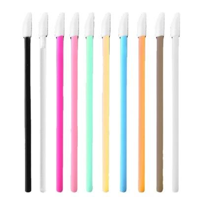 China Lipbrush Disposable mini lip gloss brush multifunctional lip brush tool cleaning applicator stick for sale