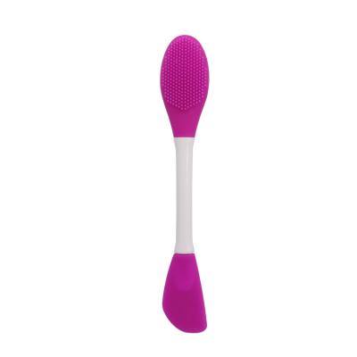 China Cosmetic Beauty Tool Double-Ended Silicone Face Mask Application Brush for sale