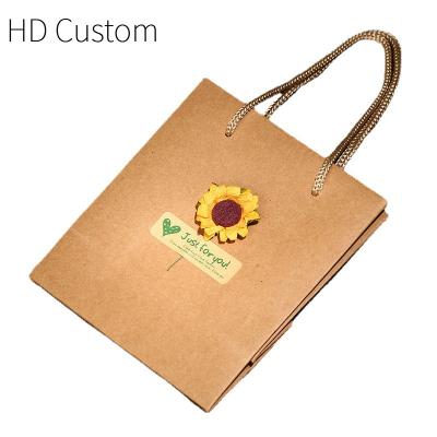 China Recyclable Custom Snack Packaging Kraft Paper Bag With Window Stand Brown Stock Cheap Supermarket Use Supernarket Shopping Sustainable for sale